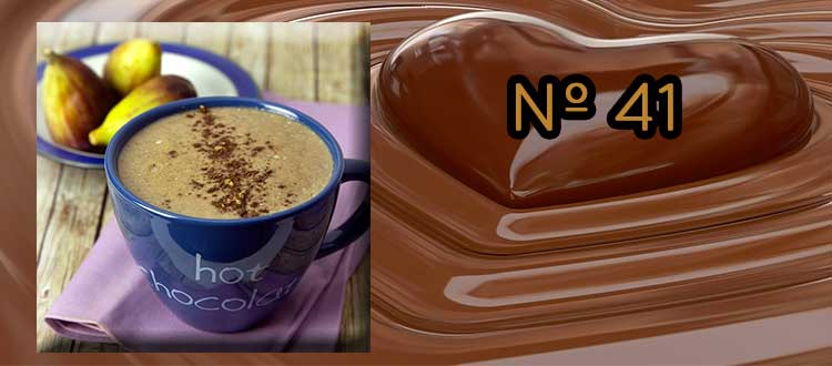 Receta de Chocolate a la taza con higos y canela